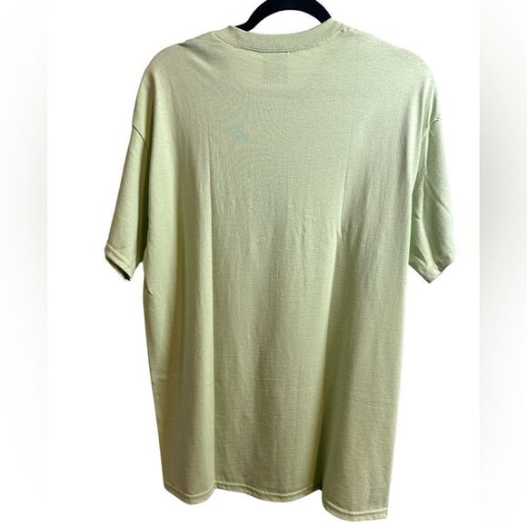 NWOT Ma Jolie Unisex Strawbaby Light Green Tee Shirt  - Size Large - Picture 6 of 6